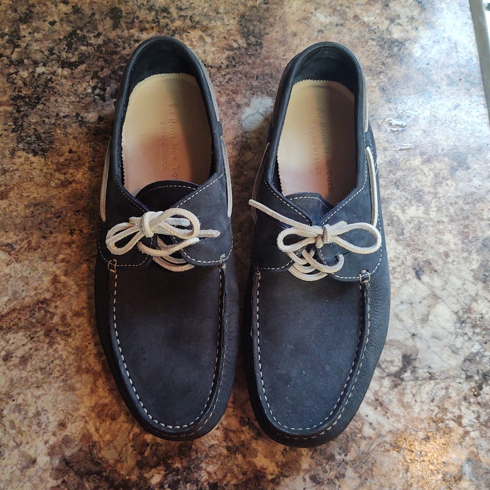 Vero Cuoio Blue Leather Loafers
